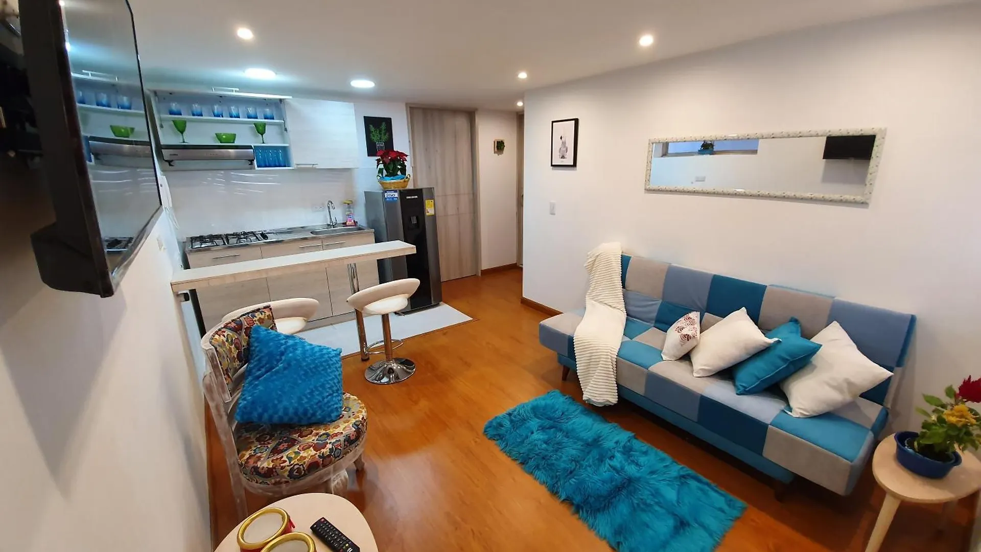 아파트 Homy Apartamentos - Corferias, Embassy, Airport, G12, Un, Agora 보고타